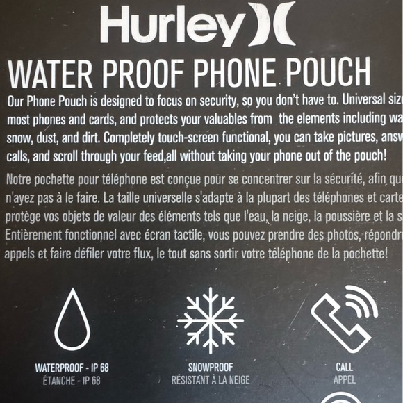 Hurley Blue &green tropical Waterproof Phone Case
W/ removable lanyard:cute/safe - Picture 6 of 9